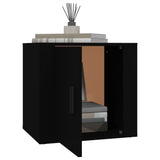 Bedside Cabinets 2 pcs Black 50x39x47 cm - Top-Down View