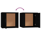 Bedside Cabinets 2 pcs Black 50x39x47 cm - Extra Image