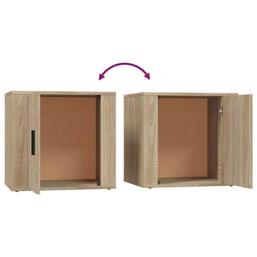 Bedside Cabinet Sonoma Oak 50x39x47 cm