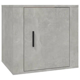 Bedside Cabinet Concrete Grey 50x39x47 cm - Front View
