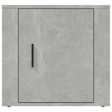 Bedside Cabinet Concrete Grey 50x39x47 cm - 45-Degree Angle