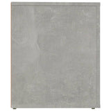 Bedside Cabinet Concrete Grey 50x39x47 cm
