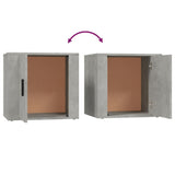 Bedside Cabinets 2 pcs Concrete Grey 50x39x47 cm - Extra Image