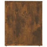 Bedside Cabinets 2 pcs Smoked Oak 50x39x47 cm - Close-Up Angle