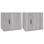 Bedside Cabinets 2 pcs Grey Sonoma 50x39x47 cm