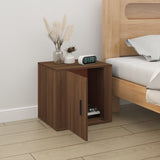Bedside Cabinet Brown Oak 50x39x47 cm