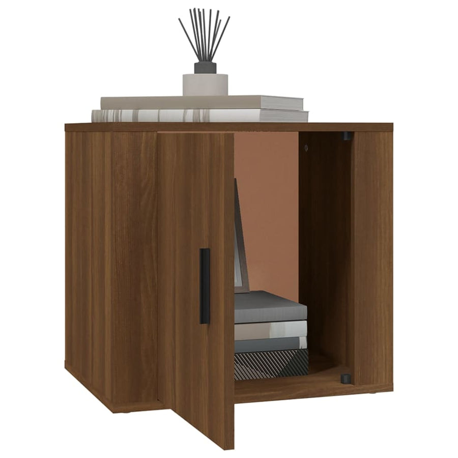 Bedside Cabinet Brown Oak 50x39x47 cm