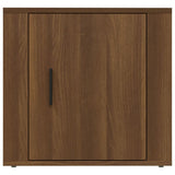 Bedside Cabinets 2 pcs Brown Oak 50x39x47 cm - Rear View