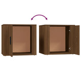 Bedside Cabinets 2 pcs Brown Oak 50x39x47 cm - Extra Image