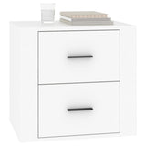Bedside Cabinet White 50x39x47 cm - Top-Down View