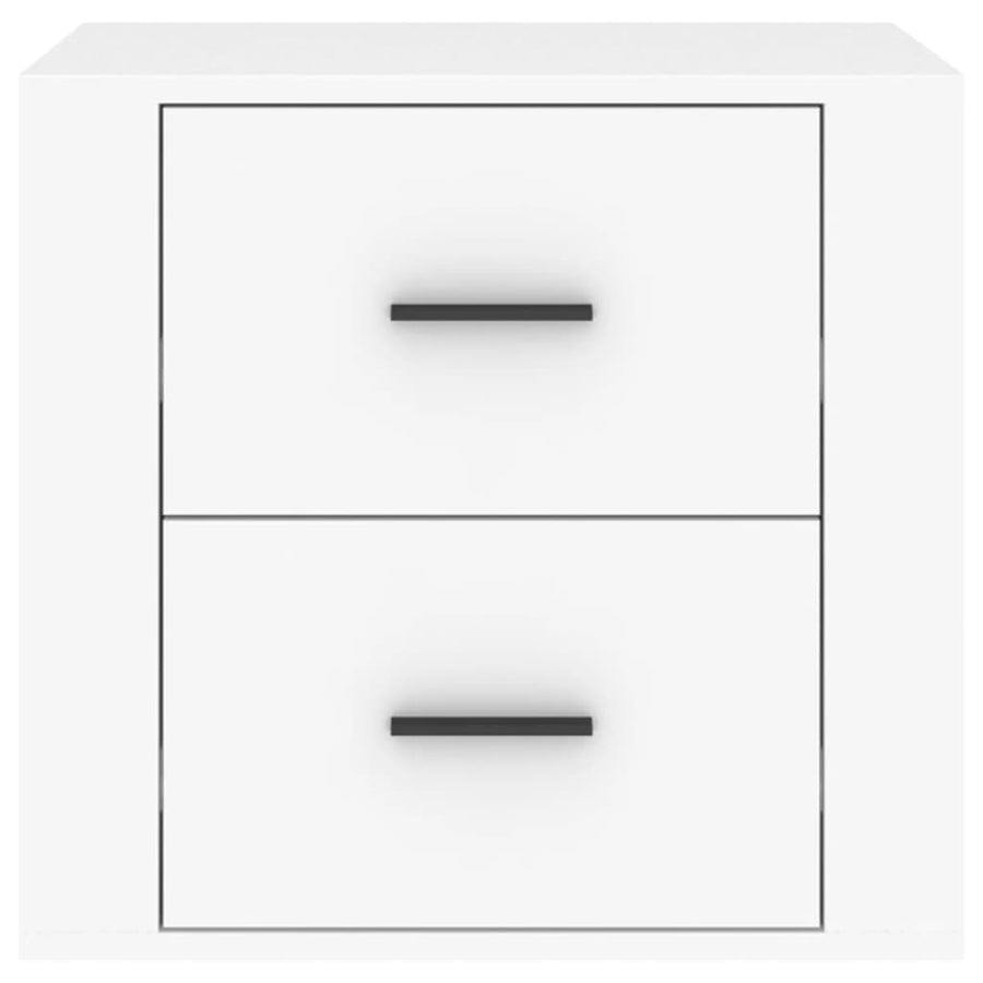 Bedside Cabinet White 50x39x47 cm