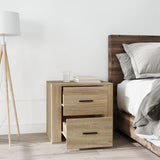 Bedside Cabinet Sonoma Oak 50x39x47 cm - Side View
