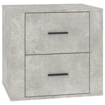 Bedside Cabinet Concrete Grey 50x39x47 cm
