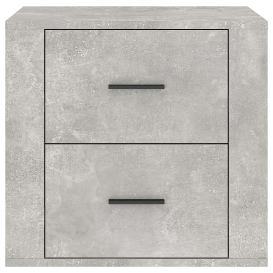 Bedside Cabinet Concrete Grey 50x39x47 cm