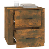 Bedside Cabinet Smoked Oak 50x39x47 cm - 45-Degree Angle