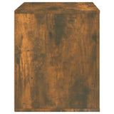 Bedside Cabinet Smoked Oak 50x39x47 cm - Close-Up Angle
