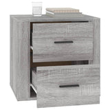 Bedside Cabinet Grey Sonoma 50x39x47 cm - 45-Degree Angle