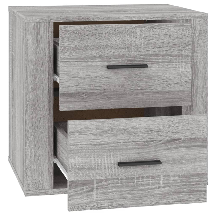 Bedside Cabinet Grey Sonoma 50x39x47 cm