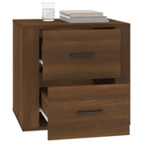 Bedside Cabinet Brown Oak 50x39x47 cm - 45-Degree Angle