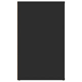 Bedside Cabinet Black 50x36x60 cm Engineered Wood