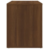 Bedside Cabinet Brown Oak 60x36x45 cm Engineered Wood - Low Angle