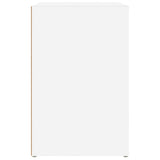 Shoe Cabinet White 130x35x54 cm Engineered Wood