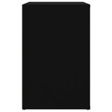 Shoe Cabinet Black 130x35x54 cm Engineered Wood