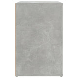 Shoe Cabinet Concrete Grey 130x35x54 cm Engineered Wood - Close-Up Angle