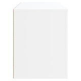Shoe Cabinet White 80x35x45 cm Engineered Wood - Rear View