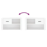 Shoe Cabinet White 80x35x45 cm Engineered Wood