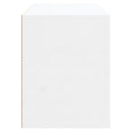Shoe Cabinet High Gloss White 80x35x45 cm Engineered Wood
