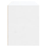Shoe Cabinet High Gloss White 80x35x45 cm Engineered Wood - Rear View