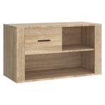 Shoe Cabinet Sonoma Oak 80x35x45 cm Engineered Wood
