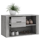 Shoe Cabinet Grey Sonoma 80x35x45 cm Engineered Wood - Top-Down View
