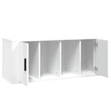 TV Cabinet White 100x35x40 cm Engineered Wood