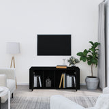 TV Cabinet Black 100x35x40 cm Engineered Wood