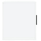 TV Cabinet High Gloss White 100x35x40 cm Engineered Wood - Rear View