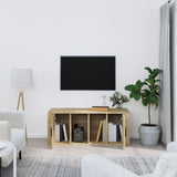 TV Cabinet Sonoma Oak 100x35x40 cm Engineered Wood - Side View