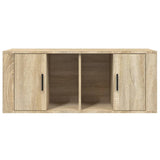 TV Cabinet Sonoma Oak 100x35x40 cm Engineered Wood - 45-Degree Angle