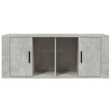 TV Cabinet Concrete Grey 100x35x40 cm Engineered Wood - 45-Degree Angle