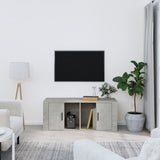 TV Cabinet Concrete Grey 100x35x40 cm Engineered Wood