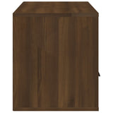 TV Cabinet Brown Oak 100x35x40 cm Engineered Wood - Low Angle