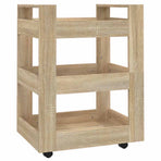 Kitchen Trolley Sonoma Oak 60x45x80 cm Engineered Wood
