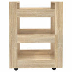 Kitchen Trolley Sonoma Oak 60x45x80 cm Engineered Wood
