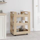 Kitchen Trolley Sonoma Oak 60x45x80 cm Engineered Wood