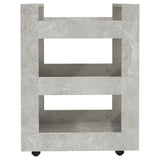 Kitchen Trolley Concrete Grey 60x45x80 cm Engineered Wood - 45-Degree Angle
