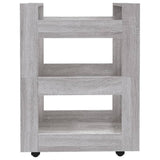 Kitchen Trolley Grey Sonoma 60x45x80 cm Engineered Wood - 45-Degree Angle