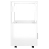 Kitchen Trolley High Gloss White 60x45x80 cm Engineered Wood - Close-Up Angle