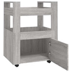 Kitchen Trolley Grey Sonoma 60x45x80 cm Engineered Wood