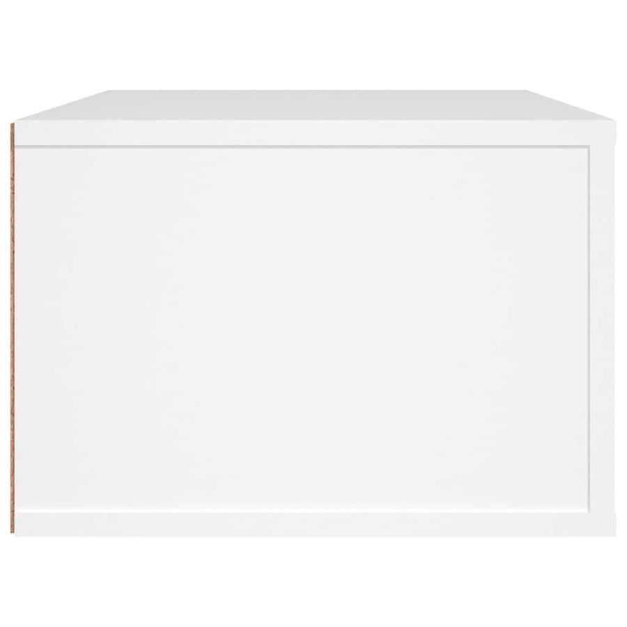 Hanging TV Cabinet White 80x36x25 cm Engineered Wood